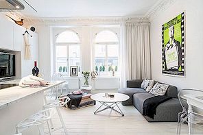 47 vierkante meter appartement in Stockholm versierd met elegantie