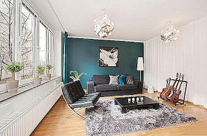 71 m2 moderního a stylového bytu ve Stockholmu