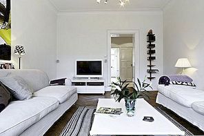 Een minimalistisch en elegant appartement met een interieur op basis van symmetrie