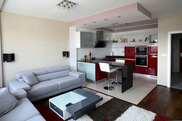 Apartma na Slovaškem, ki odkriva sodobne podrobnosti s Twistom