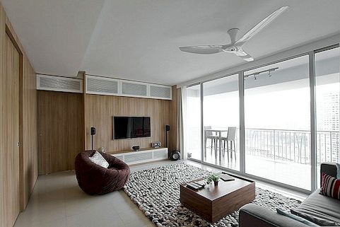 บ้านสถาปนิกในสิงคโปร์: Natura Loft Apartment by AO Studios