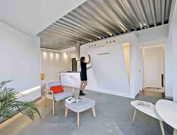 Atipični apartman u Španjolskoj s iznenađujuće otvorenim unutarnjim prostorom
