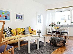 Ljus och inbjudande 56 kvadratmeter lägenhet i Göteborg