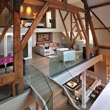 Bursting With Personality: Sjarmerende St. Pancras Penthouse i London