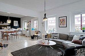 迷人的公寓在瑞典为一个年轻的家庭