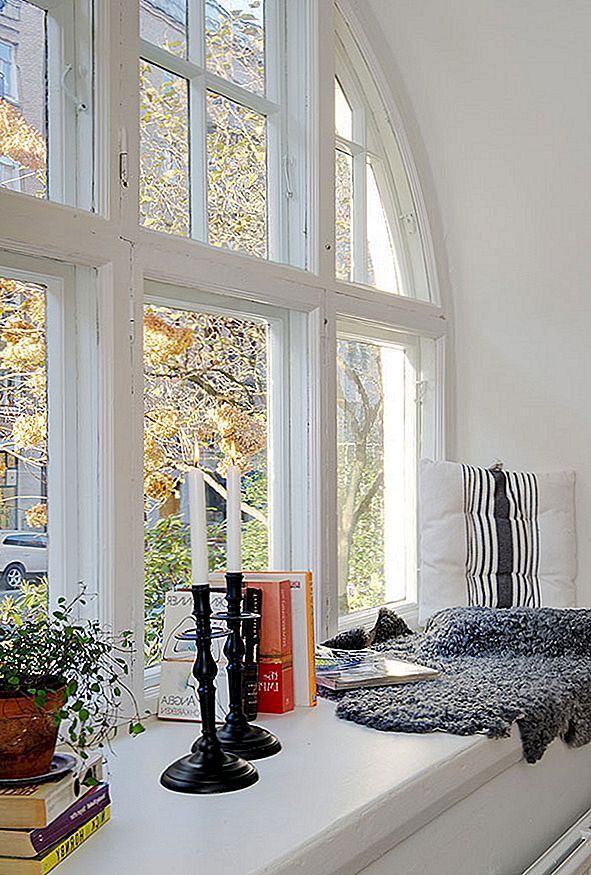 Skandinavisk två-rums lägenhet med en mycket vänlig design