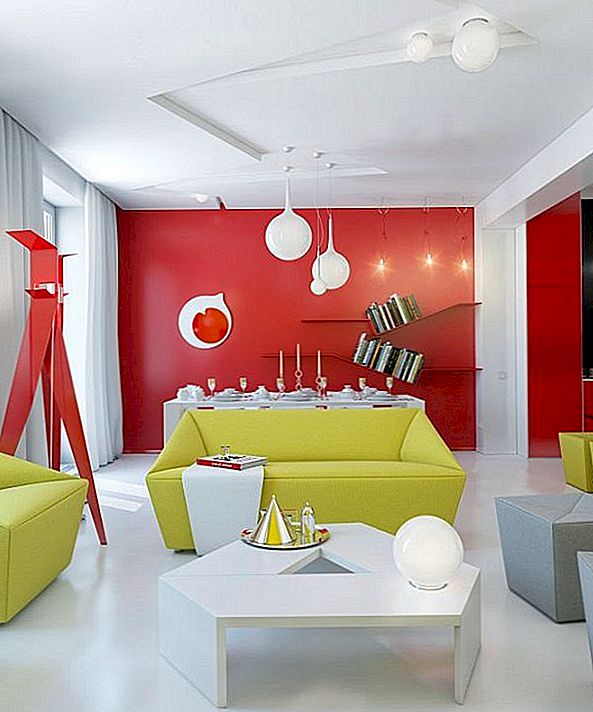 Färgglada konceptuella lägenhet av Anna Marinenko