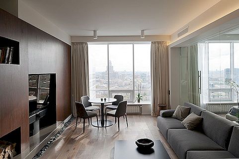 Kompaktní a stylový byt v Moskvě s panoramatickými výhledy projektem SL *