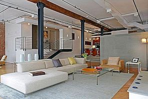 Plašā dzīvokļa Ņujorkā mūsdienīga renovācija: JW / G Loft