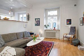 Eigentijds Zweeds appartement met details uit het verleden
