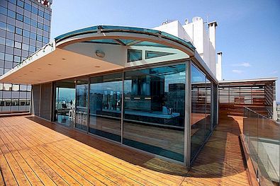 贝鲁特创意屋顶公寓，享有广阔的城市景观