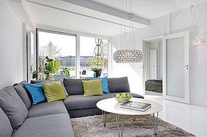 Fris appartement met 3 slaapkamers in Zweden met een open plattegrond