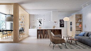 Design Eclectic Apartment navrhuje čerstvý nový styl