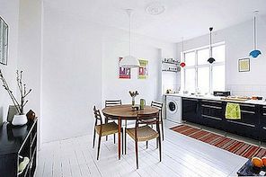 Elegant och lekfull dansk lägenhet
