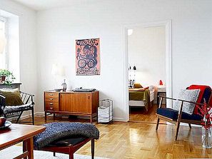 Lockande lägenhet som kombinerar vintage och moderna element
