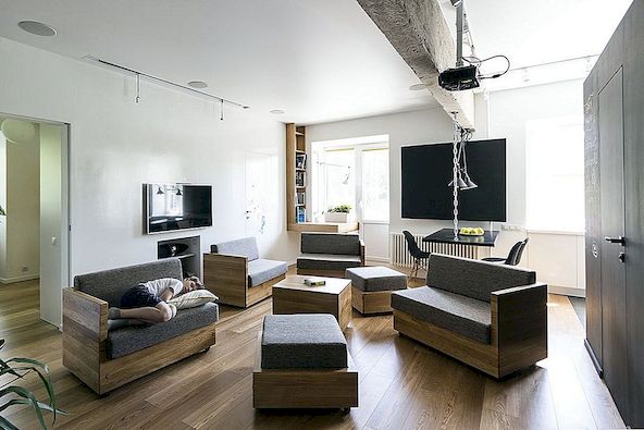 Fleksibilni obiteljski apartman pun izvornih rješenja za dizajn