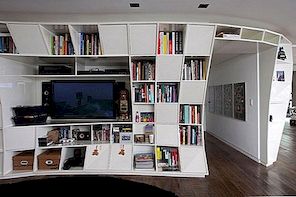 Neuvěřitelný knižní apartmán v Brazílii od Triptyque Studio