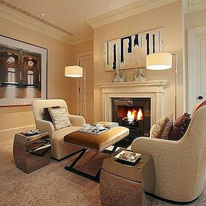 Luxe eigentijds appartement interieur in Londen