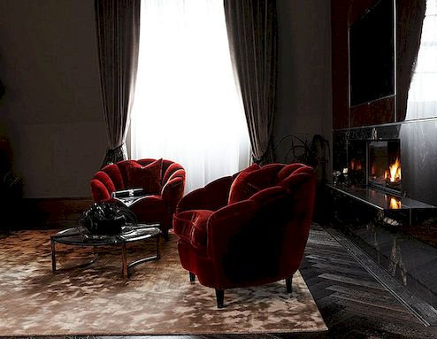 Luxury Penthouse Design in Londen doordrenkt met indrukwekkende donkere tinten