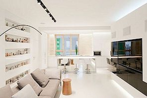 Minimalistický design interiéru bytu s luxusním dotykem