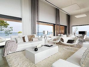 Moderno čisto belo stanovanje Susanna Cots