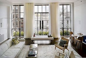 Duplex u New Yorku koji prikazuje sofisticirani dizajn interijera