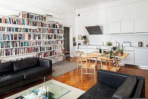 Nordic Apartment Showcases Hur man dekorerar ett öppet utrymme