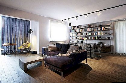 华沙的开放式公寓展示新鲜的工业设计元素