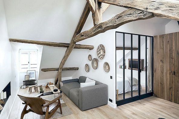 Parizni apartman kombinira rustikalnu privlačnost, moderni stil