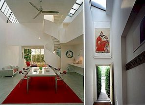 Fotografski studio v kombinaciji z živahnim življenjskim prostorom v Milanu