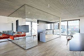 Retro bling dizajn interijera penthousea tvrtke LecaroliMited