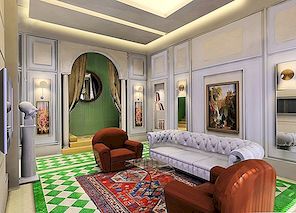 Royal Mix of Traditional Styles: The Kingold Demo Apartment in China