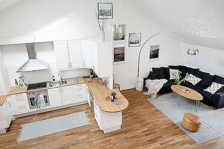 Scandinavische Duplex Harmonizing Coziness and Elegance in Gothenburg