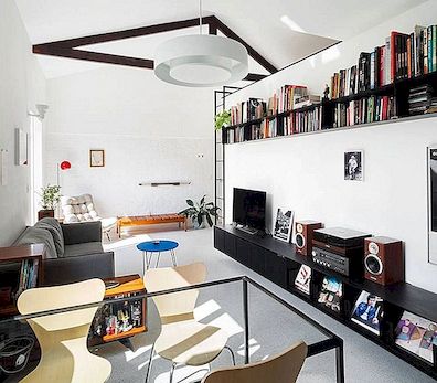 Klein appartement wordt gereorganiseerd met minimale structurele interferentie