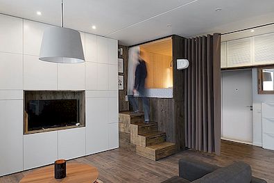 Malý byt získá vlastní systém nábytku, který maximalizuje jeho prostor