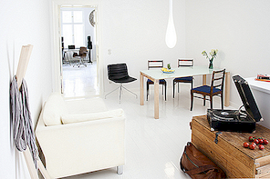 Klein, eenvoudig en boeiend appartement in Berlijn