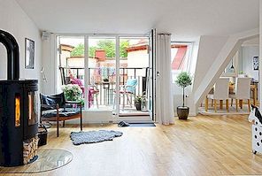 Prostorný a útulný apartmán se může pochlubit 90 metrů čtverečních surového inspirace