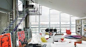 Den ultimata moderna spjälsängen: Rogers penthouse i London