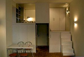 Tiny 28 vierkante meter appartement ontworpen als een puzzel