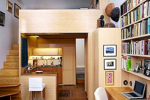Piccolo appartamento a Manhattan con mobili su misura