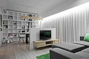 Piccolo appartamento di Hong Kong caratterizzato da un design interno molto creativo e funzionale