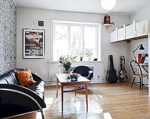 Klein studio-appartement met een gezellig en luchtig interieur