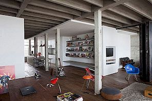 Oscar Niemeyer Apartment'ın Sosyal ile Özel Olarak Buluştuğu Yer