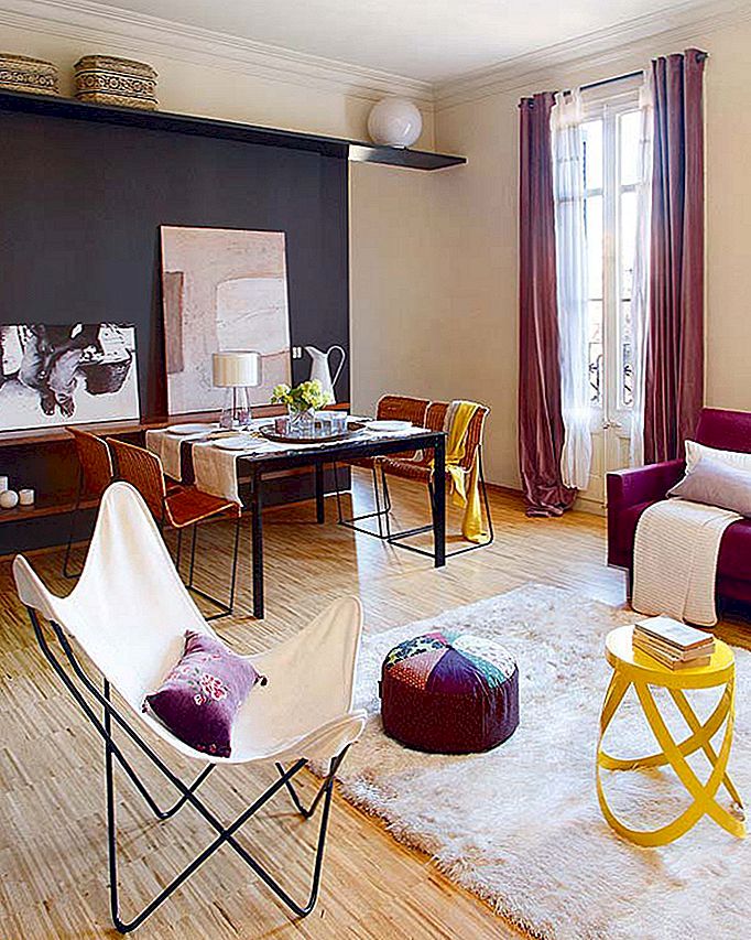 充满活力的家庭公寓在巴塞罗那散发着欢乐的气氛