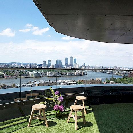 Väldefinierad London Penthouse framkallar en stark Metropolitan Feel