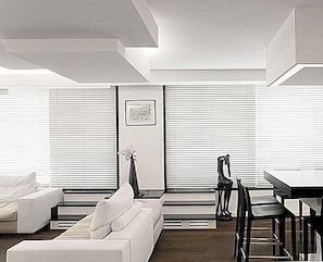 Bijeli apartman dizajn interijera u Parizu