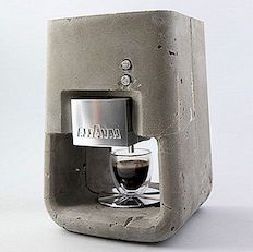 Utmanande Betong Espresso Solo Machine