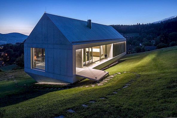 15 Prekrasne betonske kuće s neočekivanim dizajnom