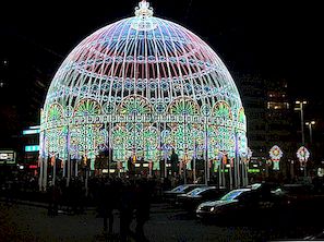 30 000 světelných diod LED je uměle vytvořeno pro vytvoření Spectacular Dome v Nizozemí