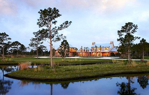4 spalnica Ranch Estate na Floridi, ki prikazuje vabi design